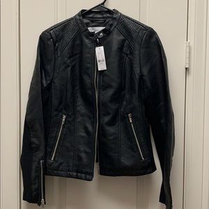 Faux leather Moto jacket